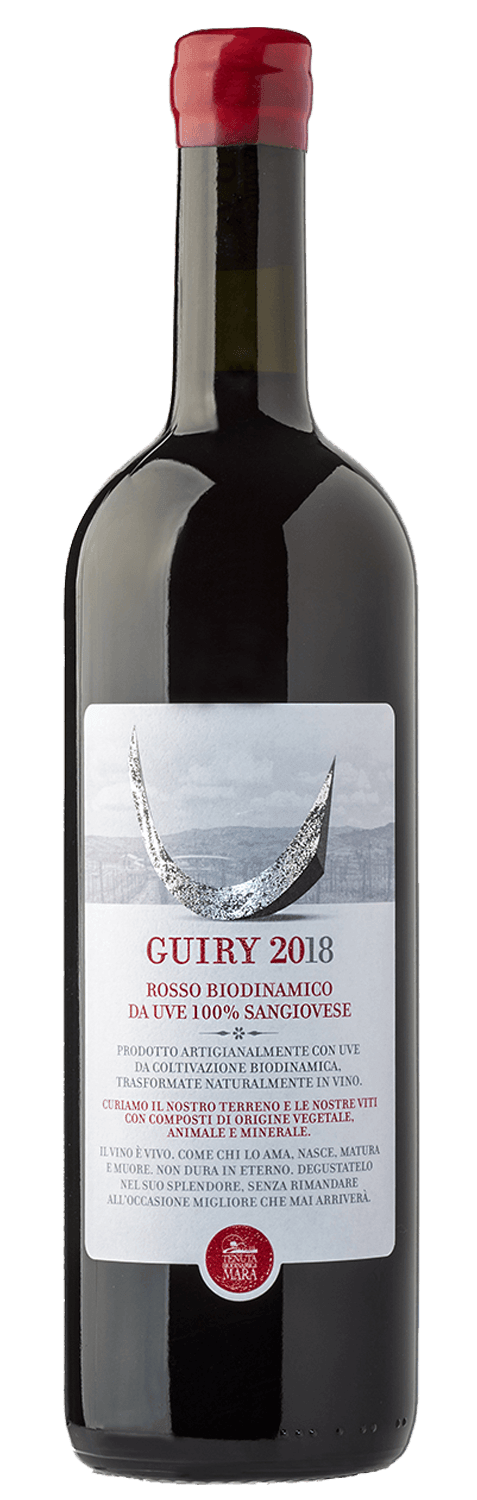 Italian Wine - Rubicone Sangiovese IGT “GUIRY” Tenuta Mara 2018 - Guidi Wines